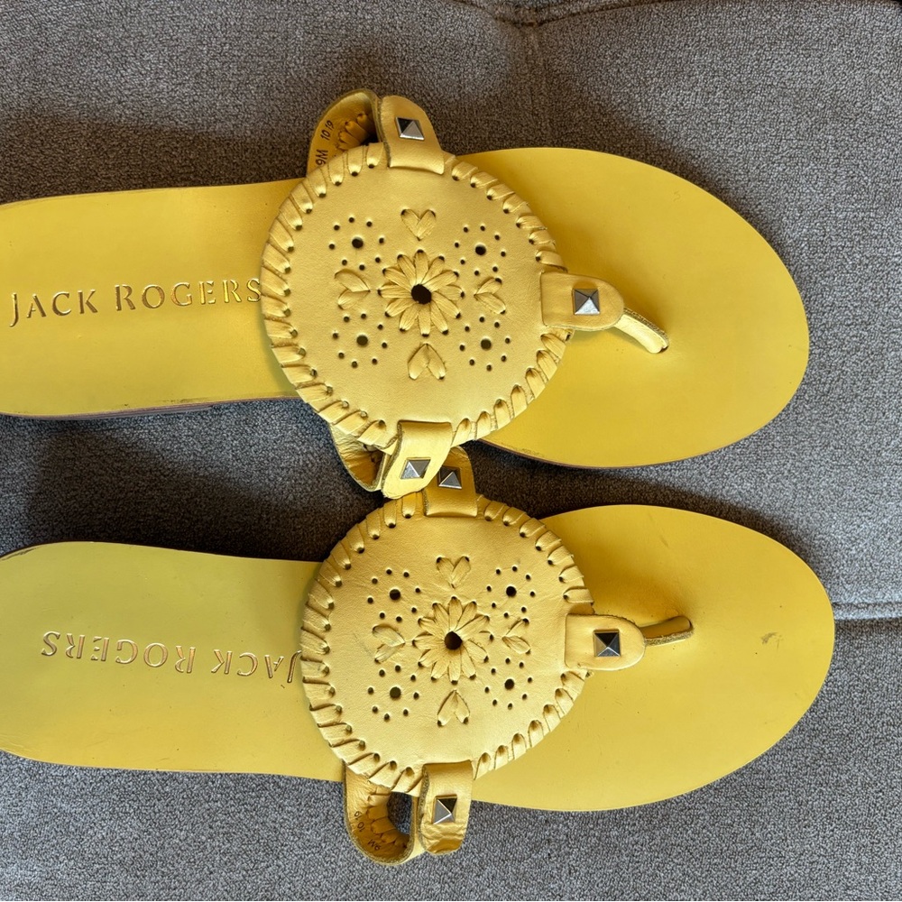 Jack Rogers Yellow Sandals